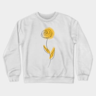 Yellow cosmos flower Crewneck Sweatshirt